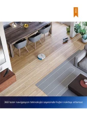 Philips XU3000/02 HomeRun 3000 Serisi Aqua Beyaz Akıllı Robot Süpürge - 6