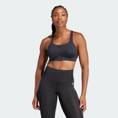 Adidas IL2911 TLRD Impact Luxe Destekli Pedli Siyah Sporcu Brası - 1
