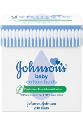 JOHNSON´S BABY Johnsons Baby Kulak Temizleme Çubuğu 200 Adet - 1