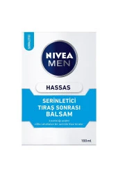 NİVEA Men Erkek Hassas Serinletici Tıraş Sonrası Balsam 100Ml,Hassas Ciltler,Alkolsüz Formül, Hızlı Emilir - 3