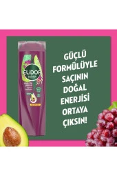 ELİDOR Doğanın Enerjisi Saç Bakım Şampuanı Avokado Ve Üzüm Çekirdeği Yağı Güçlendirici & Parlaklık K - 4
