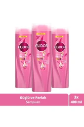 ELİDOR Superblend Saç Bakım Şampuanı Güçlü Ve Parlak E Vitamini Makademya Yağı Kolajen 400 Ml X3 thumbnail 4