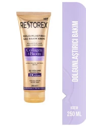 RESTOREX Dolgunlaştırıcı Saç Bakım Kremi Collagen & Biotin 250 Ml - 1
