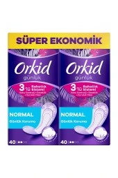 ORKİD Günlük Ped Normal Dev Ekonomi Paketi 80 Adet thumbnail 2