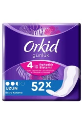 ORKİD Extra Koruma Uzun Günlük Ped 52 Adet - 1