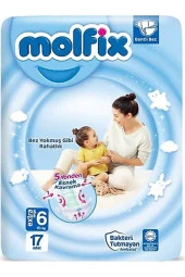 MOLFİX Molfi?X Jumbo Paket 6 Numara 17 Adetli? - 1