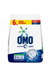 OMO Active Oxygen Toz Çamaşır Deterjanı Beyazlar I?Çin Leke Çıkarıcı 6 Kg thumbnail 1