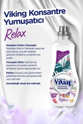 VİKİNG Konsantre Çamaşır Yumuşatıcısı Relax 1440 Ml 6 Adet - 1