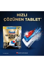 FİNİSH Ultimate Plus Hepsi Bir Arada 120 Kapsül Bulaşık Makinesi Deterjanı Tableti (60X2) - 3