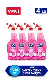 ABC Cam Temizleyici Çiçek Bahçesi 500Ml X4 - 1