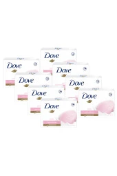 DOVE Beauty Cream Bar Katı Güzellik Sabunu Pink Nemlendirici Etkili 90 G X8 Adet - 1