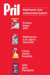 PRİL Çift Etkili Bulaşık Makinesi Temizleyici 3'Lü Tablet - 2