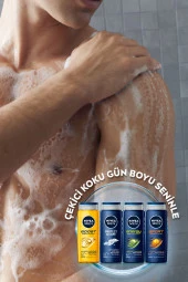 NİVEA Men Erkek Banyo Ve Duş Jeli Sport  500 Ml, Vücut,Yüz Ve Saç İçin,24 Saat Ferahlık - 5