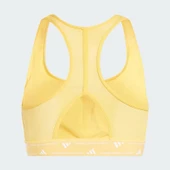 Adidas IU1712 Power Impact Train Medium-Support 3-Stripes Bra Sarı - 5