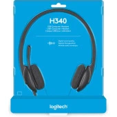 Logitech H340 Gürültü Önleyici Mikrofonlu USB Kulaklık 981-000475 - 8