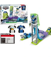 Robota Dönüşen Araba Rampalı, Eğlenceli Oyun Seti - 2