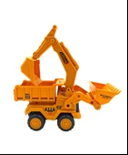 Oyuncak Sürtmeli Buldozer Kepçeli Damperli Kamyon | Eğlenceli ve Dayanıklı! 20cm. - 3
