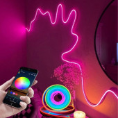 neeko NEON RGB LED - MOBİL KONTROL - App - Full Renk -  - 2,5 Metre - 1