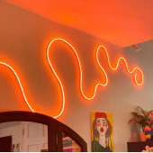 neeko Neon Rgb Led - Sese Müziğe Duyarlı Kumandalı -çok Renkli - 2,5 Metre - - 4