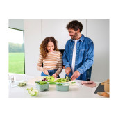 Mepal Easyclip Cam Gıda Saklama Kutusu 2250 Ml - Nordic Sage thumbnail 6