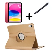 Apple iPad Mini 4 / Mini 5 Kılıf Dönen Tablet Kilifi Ekran Koruyucu+Kalem - 3