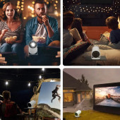 Portaflixx Spotlight HD Portatif Akıllı Projektör - 7