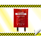 LOREX LR-FB1010CP Premium Yangın Battaniyesi, Çantalı, 100cm X100cm - 1