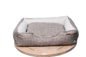 Chester Elite (L) Yıkanabilir Yatak 75*65*18cm Kahve-Beyaz - 1