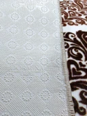Büyük Boy 75x140cm, Mihraplı, Yumuşak Dokulu Seccade-Kahve Krem - 3