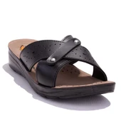 Polaris 403003C Siyah Ortopedik Günlük  Kadın Terlik thumbnail 1