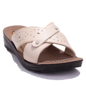 Polaris 403003C Bej Ortopedik Günlük  Kadın Terlik - 1