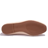 Dagoster DZA07-1181117C Bej Triko Günlük Babet Kadın Ayakkabı - 4