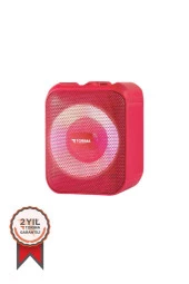 Torima D13 Taşınabilir Kablosuz Bluetooth Hoparlör Kırmızı - 1