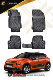 Rizline  Citroen C3 2016 Sonrası 3d Havuzlu Paspas thumbnail 1