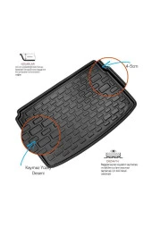 Rizline  Peugeot Bipper 2009 Sonrası 3d Bagaj Havuzu thumbnail 2