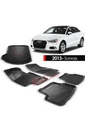 Rizline  Audi A3 Sedan 2013- Sonrası 3d Paspas Ve Bagaj Havuzu thumbnail 1