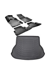 Rizline  Hroto Volvo Xc40 2018 Sonrası 3d Havuzlu Paspas + Bagaj Havuzu thumbnail 2