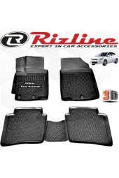Rizline  Hyundai Accent Blue 3d Paspas Havuzlu 2011 - 2020 Arası Siyah 4 Parça Set - 1
