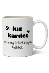 Kız Kardeş Baskılı Kupa Bardak Baskılı Kahve Kupa Bardak thumbnail 1