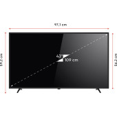 Next YE-43020GG4 Full HD 43" 109 Ekran Uydu Alıcılı Google Smart LED TV - 3