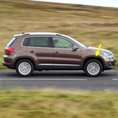 VW Tiguan 2012-2015 Sağ Ön Çamurluk Ağzı Plastik Dodik 5N0854732B - 2