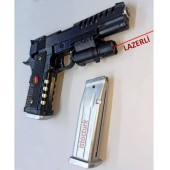 Oyuncak Lazerli Silah Beş Paket Boncuk Hediyeli - 2