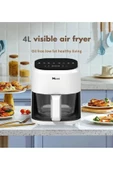 Mi Line Cam Hazne 4lt Airfryer Sıcak Hava Fritözü - Beyaz - 3