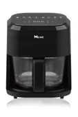 Mi Line Cam Hazne 4lt Airfryer Sıcak Hava Fritözü - Siyah - 1