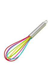 Silikon Çırpıcı Metal Saplı Renkli Çırpma Teli - 2