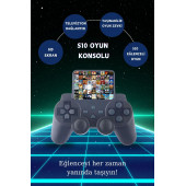 Bakeey Taşınabilir 520 Oyunlu Kablosuz Oyun Konsolu Atari Oyun Konsolu Game Stick Retro Konsol - 8