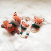 Milo Yeni Doğan Seti Amigurumi Organik Oyuncak - 2