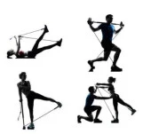 Ev Tipi Pilates Yoga Jimnastik Fitness Aleti Basen Bacak Omuz Kol Karın Tüm Vucut Studio Yoga Sopa - 4