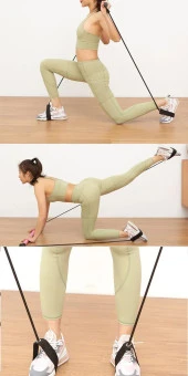 Ev Tipi Pilates Yoga Jimnastik Fitness Aleti Basen Bacak Omuz Kol Karın Tüm Vucut Studio Yoga Sopa - 5