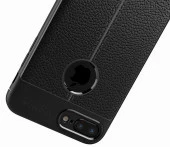 Apple iPhone 8 Plus Kılıf Deri Tarzı Niss Silikon Case - 9
